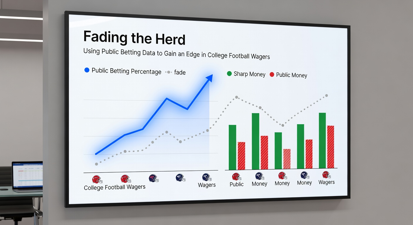 Screenshot of a betting dashboard illustrating reverse line movement, with public at 80% on one side but the spread shifting favorably for the contrarian play